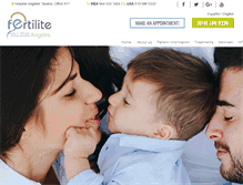 Tablet Screenshot of fertilitecenter.com